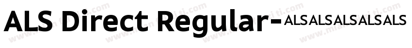 ALS Direct Regular字体转换